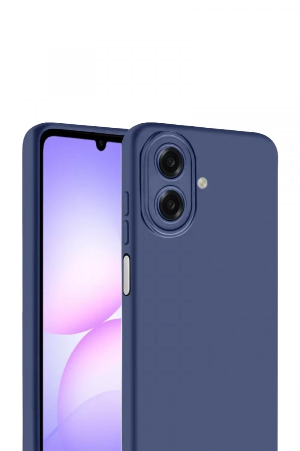 Samsung Galaxy A07 4G First Silikon - Lacivert
