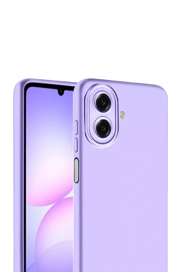 Samsung Galaxy A07 4G First Silikon - Lila