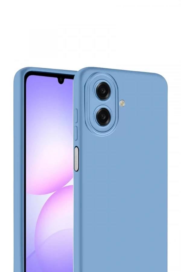 Samsung Galaxy A07 4G First Silikon - Mavi