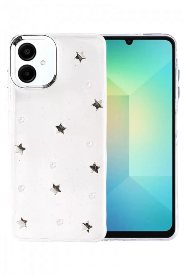 Samsung Galaxy A07 4G Fiyonk Desenli Kapak - Desen 7