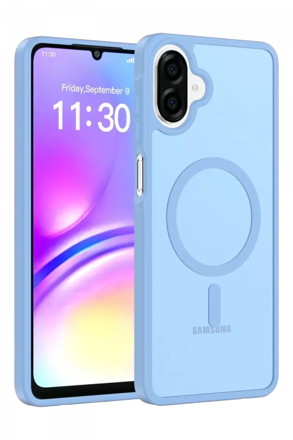 Samsung Galaxy A07 4G Jota Magsafe Kapak - Açık Mavi