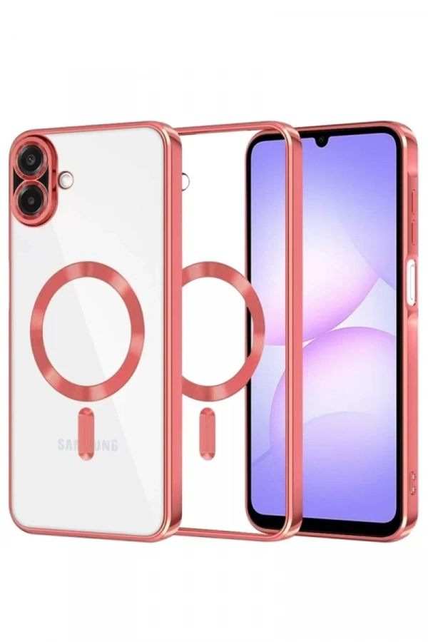Samsung Galaxy A07 4G Kross Magneticsafe Kapak - Kırmızı
