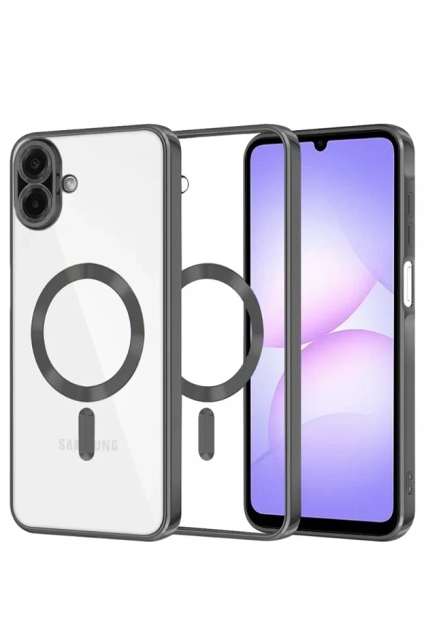 Samsung Galaxy A07 4G Kross Magneticsafe Kapak - Siyah