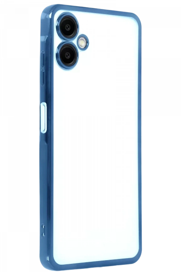 Samsung Galaxy A07 4G Lensli Silikon - Açık Mavi