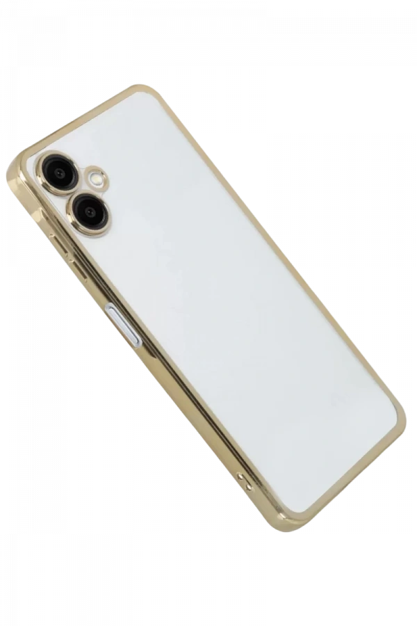 Samsung Galaxy A07 4G Lensli Silikon - Gold