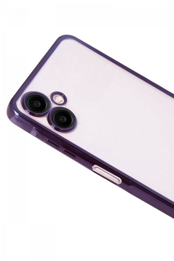 Samsung Galaxy A07 4G Lensli Silikon - Mor
