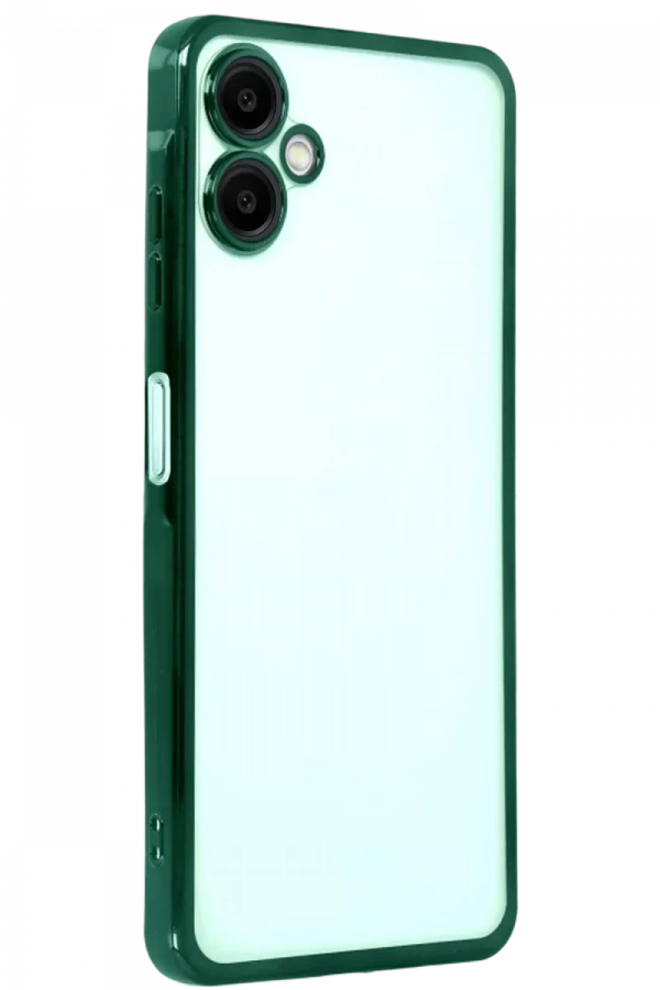 Samsung Galaxy A07 4G Lensli Silikon - Yeşil