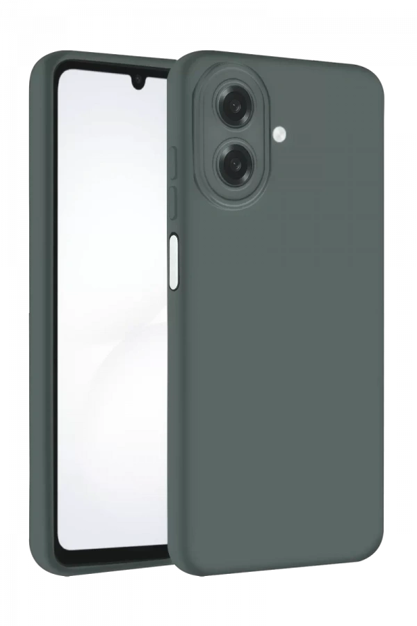 Samsung Galaxy A07 4G Nano içi Kadife Silikon - Gri