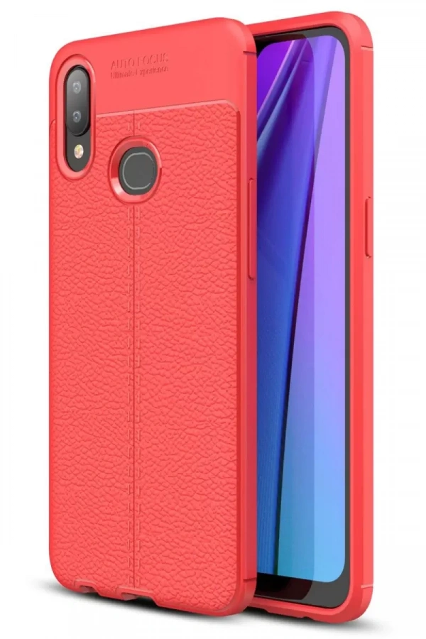 Samsung Galaxy A10S Kılıf Auto Focus Kapak - Kırmızı