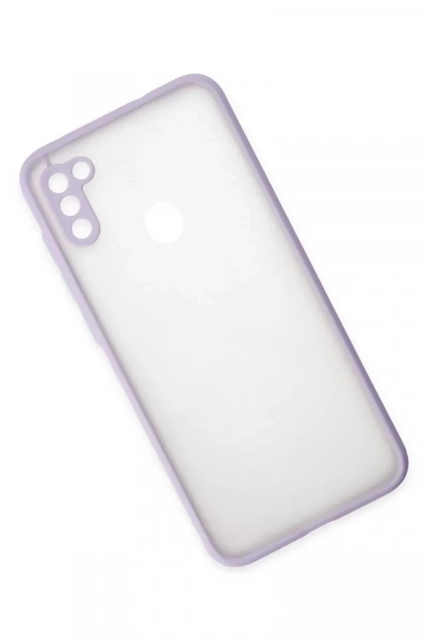 Samsung Galaxy A11 Kılıf Montreal Silikon Kapak - Mor