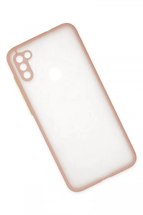 Samsung Galaxy A11 Kılıf Montreal Silikon Kapak - Pembe