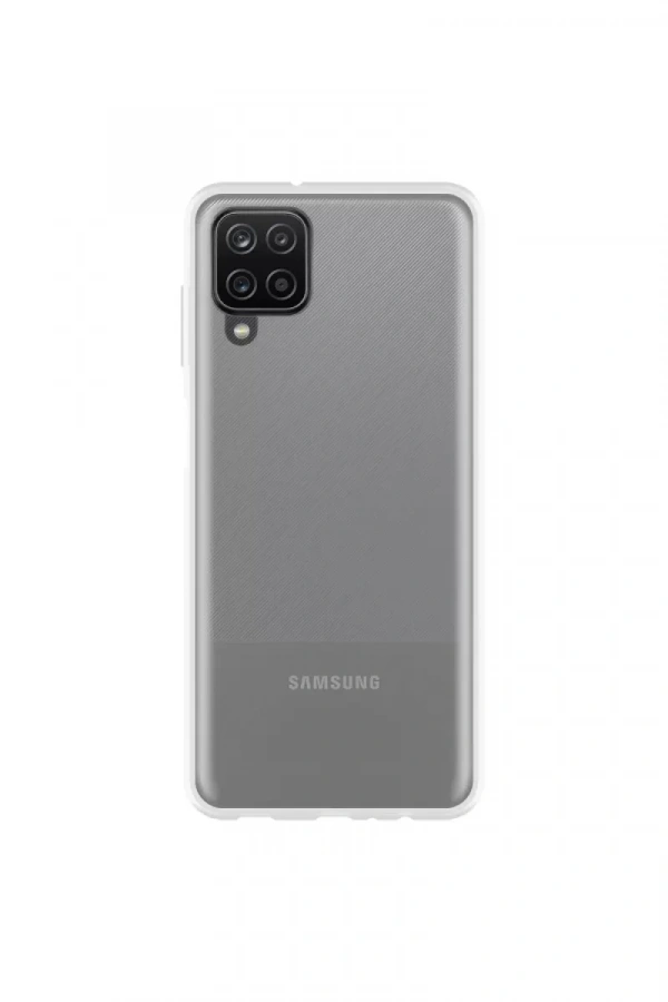 Samsung Galaxy A12 Kılıf Lüx Şeffaf Silikon