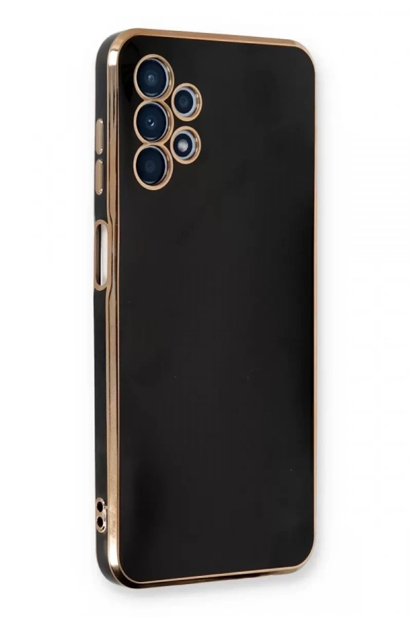 Samsung Galaxy A13 4G Kılıf Volet Silikon - Siyah