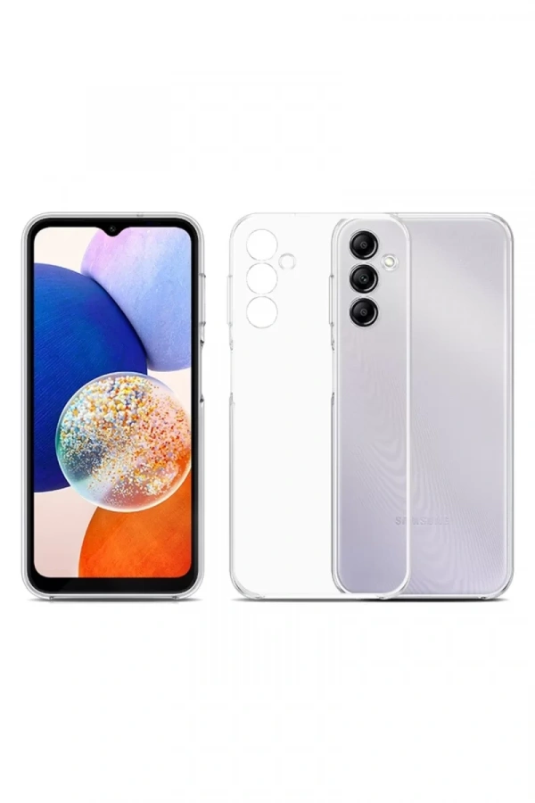 Samsung Galaxy A14 4G Kılıf Lüx Şeffaf Silikon