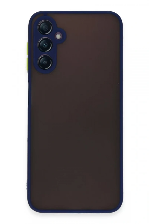 Samsung Galaxy A14 4G Kılıf Montreal Silikon Kapak - Lacivert
