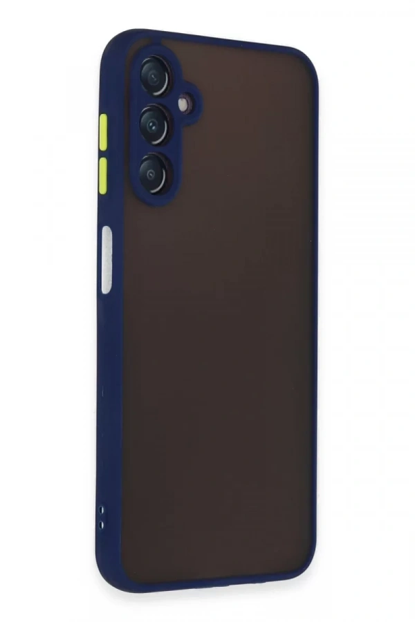 Samsung Galaxy A14 4G Kılıf Montreal Silikon Kapak - Lacivert