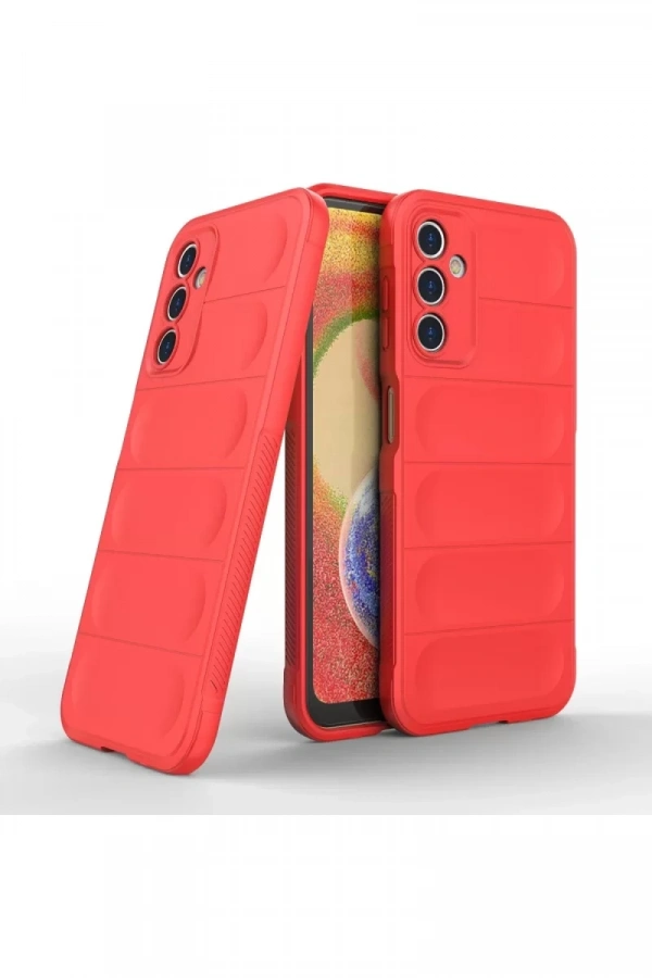 Samsung Galaxy A14 4G Kılıf Optimum Silikon - Kırmızı