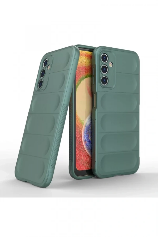 Samsung Galaxy A14 4G Kılıf Optimum Silikon - Koyu Yeşil