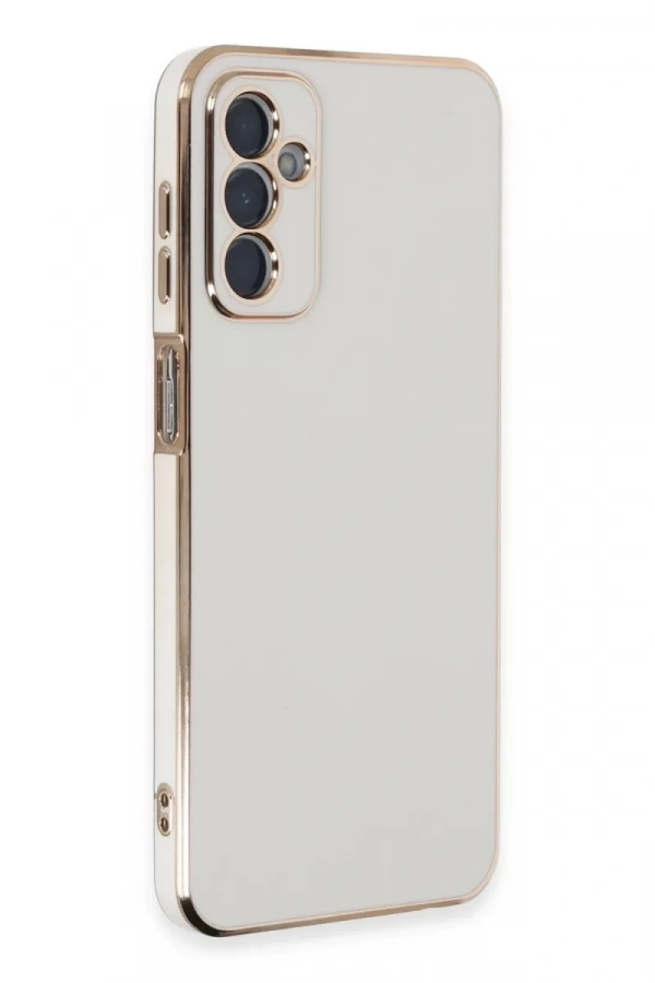 Samsung Galaxy A14 4G Kılıf Volet Silikon - Beyaz