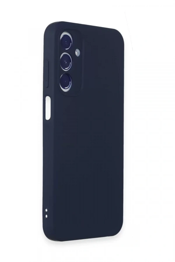 Samsung Galaxy A15 4G Kılıf First Silikon - Lacivert