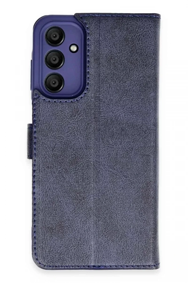 Samsung Galaxy A15 4G Kılıf Trend S Plus Kapaklı Kılıf - Lacivert