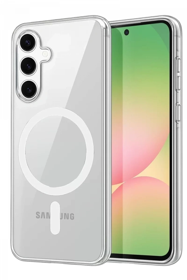 Samsung Galaxy A16 5G Combo Sert Şeffaf Magsafe Kapak - Şeffaf
