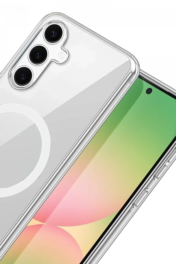 Samsung Galaxy A16 5G Combo Sert Şeffaf Magsafe Kapak - Şeffaf