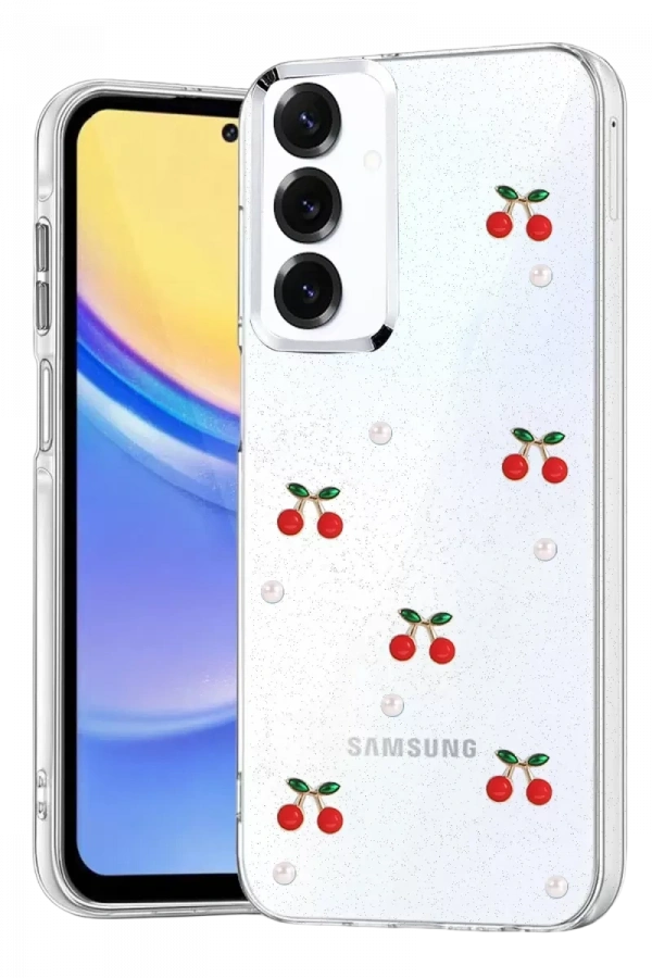 Samsung Galaxy A16 5G Fiyonk Desenli Kapak - Desen 9