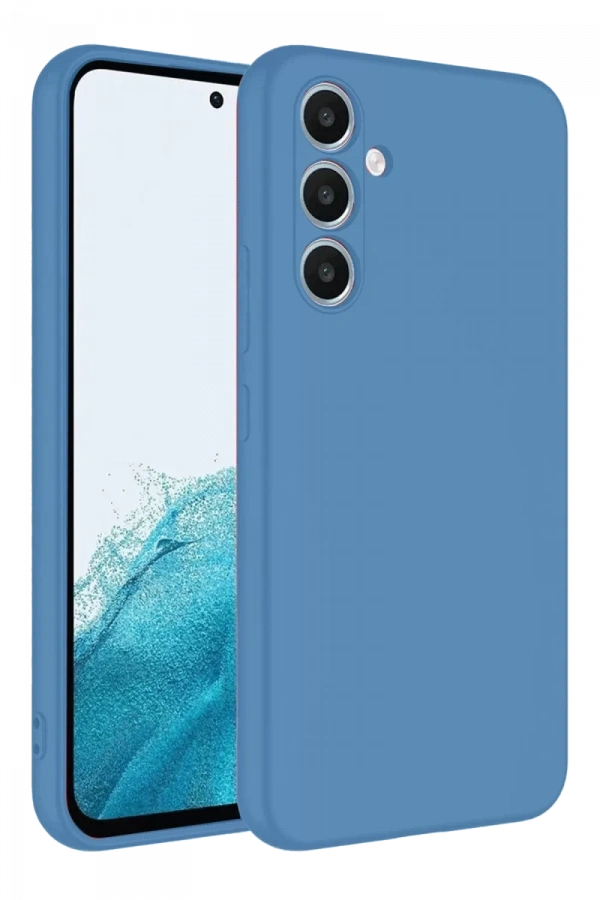 Samsung Galaxy A16 5G Kılıf First Silikon - Mavi