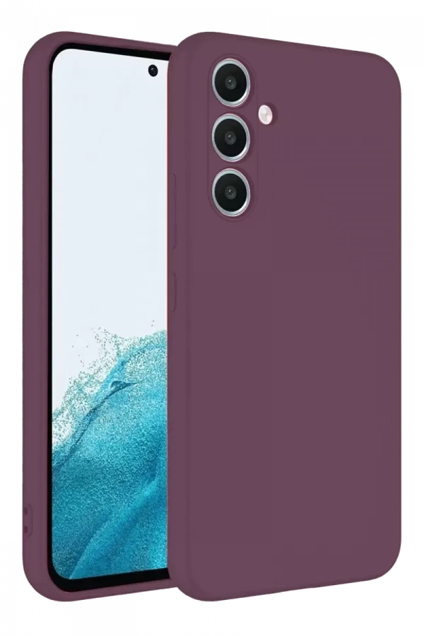 Samsung Galaxy A16 5G Kılıf First Silikon - Mürdüm