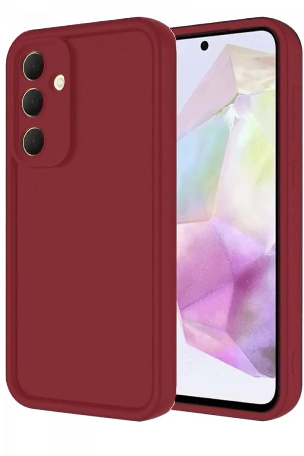 Samsung Galaxy A16 5G Kılıf Viera Silikon - Bordo