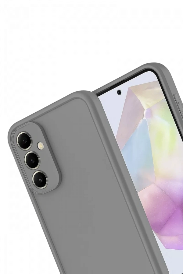 Samsung Galaxy A16 5G Kılıf Viera Silikon - Gri