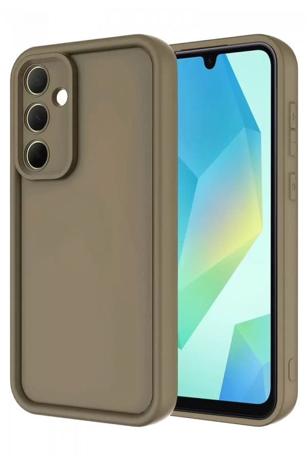 Samsung Galaxy A16 5G Kılıf Viera Silikon - Kahverengi