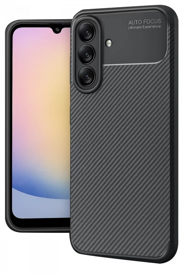 Samsung Galaxy A17 5G Auto Focus Karbon Kapak - Siyah