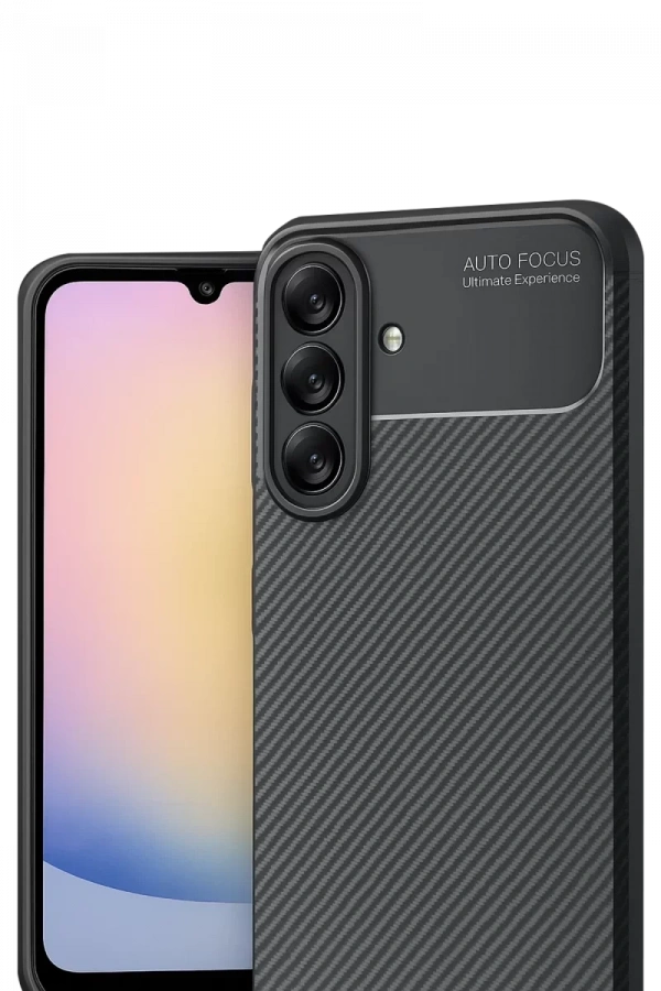 Samsung Galaxy A17 5G Auto Focus Karbon Kapak - Siyah