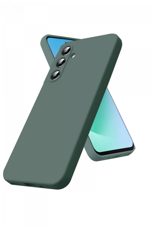 Samsung Galaxy A17 5G First Silikon - Koyu Yeşil