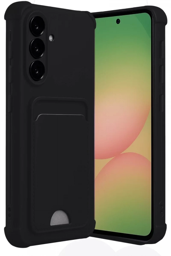 Samsung Galaxy A17 5G Kelvin Kartvizitli Silikon - Siyah