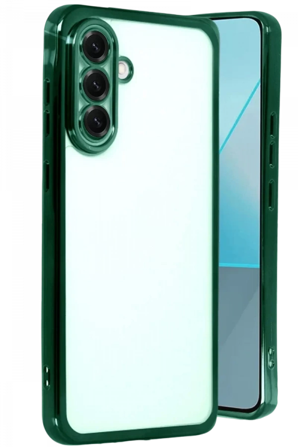 Samsung Galaxy A17 5G Lensli Silikon - Yeşil