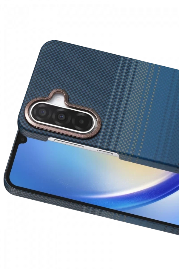 Samsung Galaxy A17 5G Vega Magsafe Kapak - Mavi