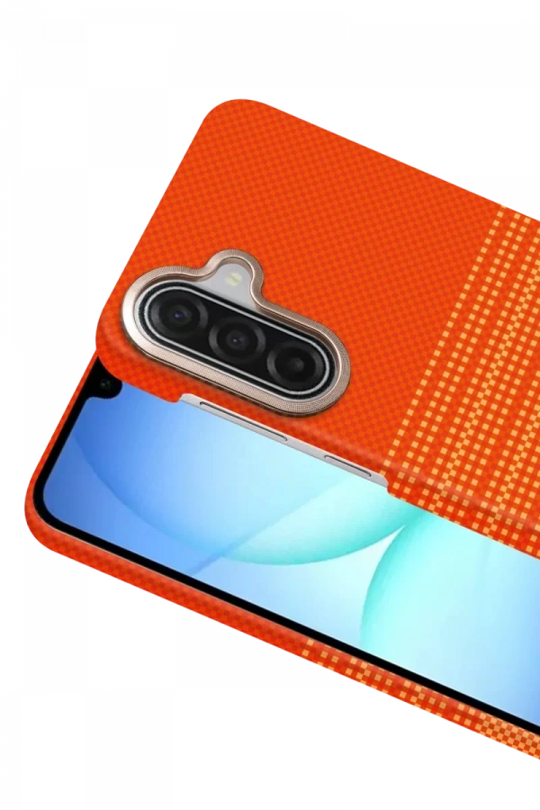 Samsung Galaxy A17 5G Vega Magsafe Kapak - Turuncu