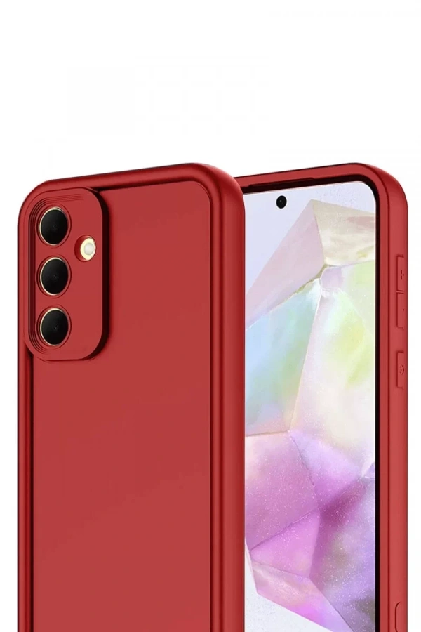 Samsung Galaxy A17 5G Viera Silikon - Kırmızı