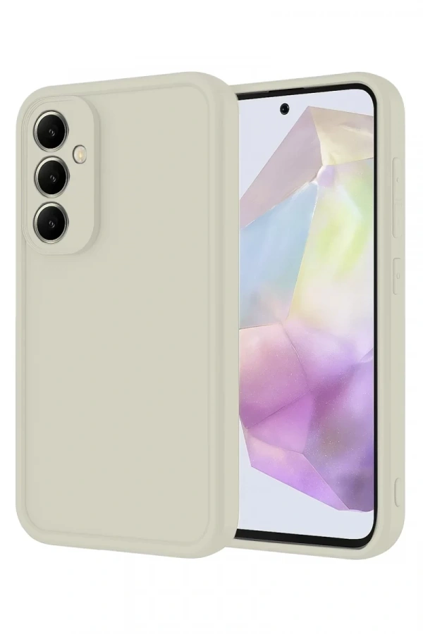 Samsung Galaxy A17 5G Viera Silikon - Krem