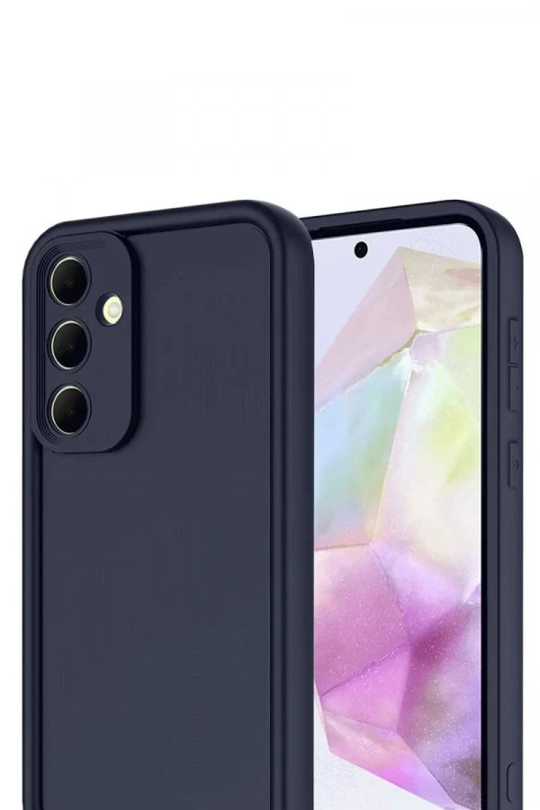 Samsung Galaxy A17 5G Viera Silikon - Lacivert