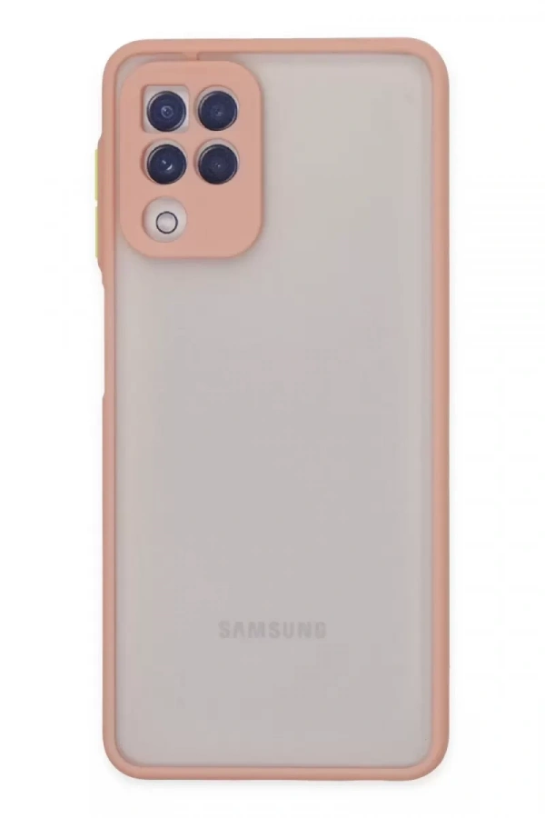 Samsung Galaxy A22 Kılıf Montreal Silikon Kapak - Pembe