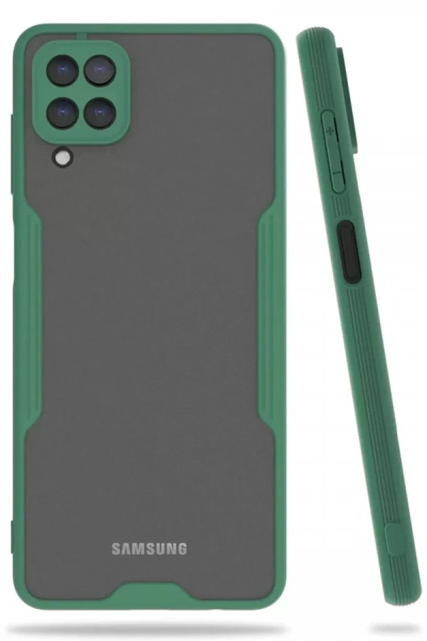 Samsung Galaxy A22 Kılıf Platin Silikon - Yeşil