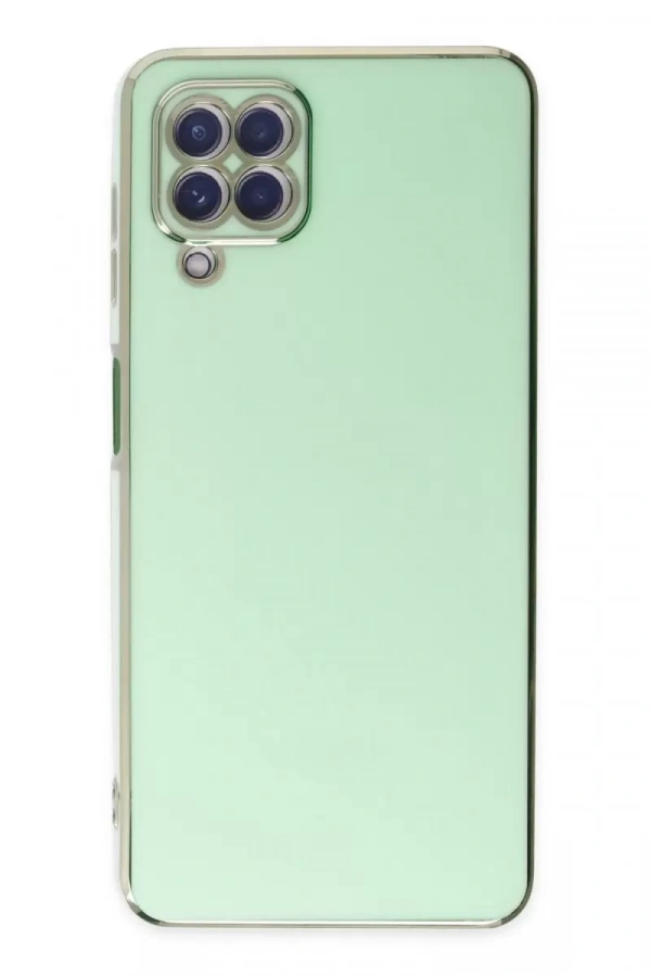 Samsung Galaxy A22 Kılıf Volet Silikon - Açık Yeşil