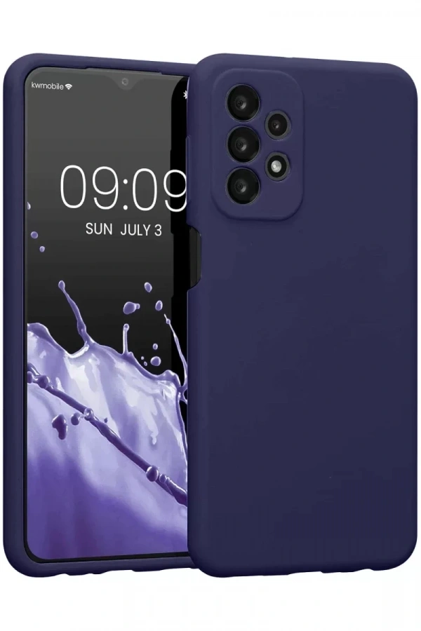 Samsung Galaxy A23 4G Kılıf First Silikon - Lacivert