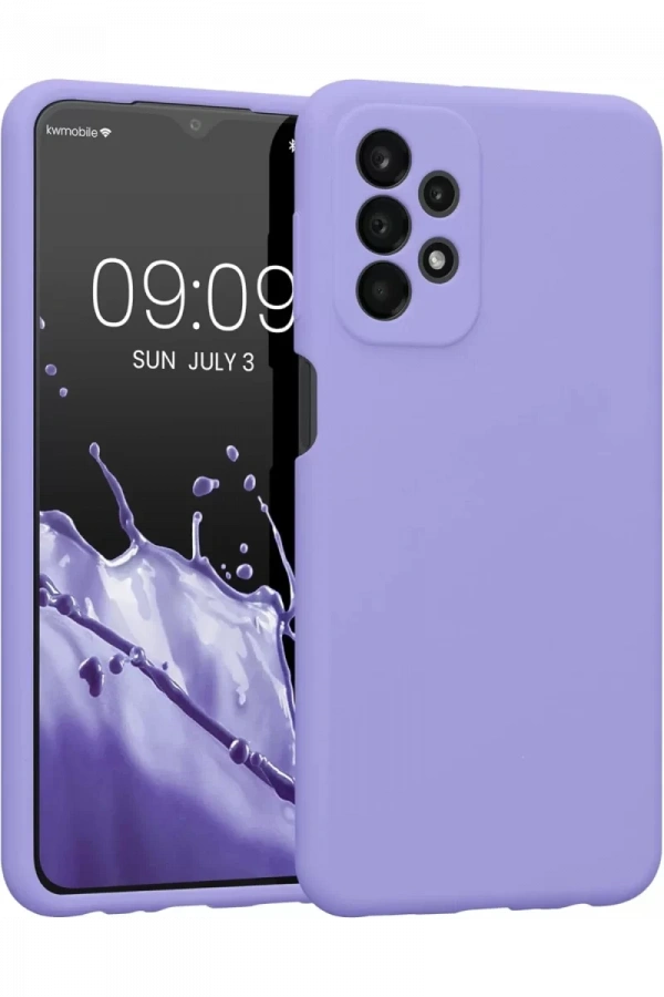 Samsung Galaxy A23 4G Kılıf First Silikon - Lila
