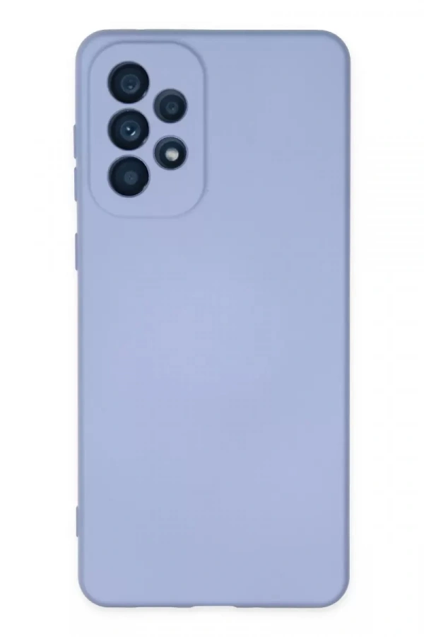 Samsung Galaxy A23 4G Kılıf Nano içi Kadife Silikon - Lila