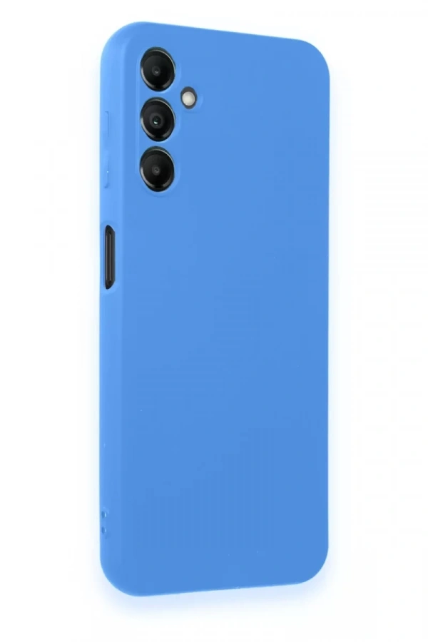 Samsung Galaxy A24 4G Kılıf First Silikon - Mavi